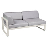 Fermob Bellevie Module d'angle - gauche 2 places Gris argile A5 Gris flanelle 79 