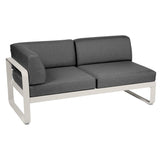 Fermob Bellevie Module d'angle - gauche 2 places Gris argile A5 Gris graphite A3 