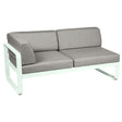 Fermob Bellevie Module d'angle - gauche 2 places Menthe glaciale A7 Taupe grisé B8 