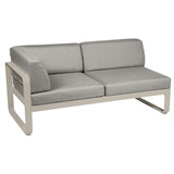 Fermob Bellevie Module d'angle - gauche 2 places Muscade 14 Taupe grisé B8 