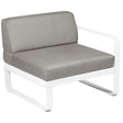 Fermob Bellevie Module Droit 1 place Blanc coton 01 Taupe grisé B8 