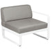 Fermob Bellevie Module Droit 1 place Blanc coton 01 Taupe grisé B8 