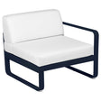 Fermob Bellevie Module Droit 1 place Bleu abysse 92 Blanc grisé 81 