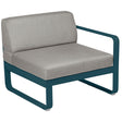 Fermob Bellevie Module Droit 1 place Bleu acapulco 21 Taupe grisé B8 