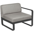 Fermob Bellevie Module Droit 1 place Carbone 47 Taupe grisé B8 