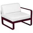 Fermob Bellevie Module Droit 1 place Cerise noire B9 Blanc grisé 81 
