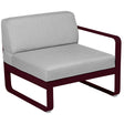 Fermob Bellevie Module Droit 1 place Cerise noire B9 Gris flanelle 79 