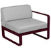 Fermob Bellevie Module Droit 1 place Cerise noire B9 Gris flanelle 79 