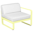 Fermob Bellevie Module Droit 1 place Citron givré A6 Blanc grisé 81 