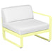 Fermob Bellevie Module Droit 1 place Citron givré A6 Blanc grisé 81 