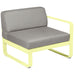 Fermob Bellevie Module Droit 1 place Citron givré A6 Taupe grisé B8 