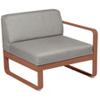 Fermob Bellevie Module Droit 1 place Ocre rouge 20 Taupe grisé B8 