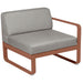 Fermob Bellevie Module Droit 1 place Ocre rouge 20 Taupe grisé B8 