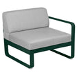 Fermob Bellevie Module Droit 1 place Vert cèdre 02 Gris flanelle 79 