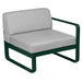 Fermob Bellevie Module Droit 1 place Vert cèdre 02 Gris flanelle 79 
