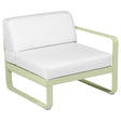 Fermob Bellevie Module Droit 1 place Vert tilleul 65 Blanc grisé 81 
