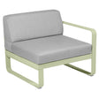 Fermob Bellevie Module Droit 1 place Vert tilleul 65 Gris flanelle 79 
