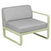 Fermob Bellevie Module Droit 1 place Vert tilleul 65 Gris flanelle 79 
