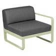 Fermob Bellevie Module Droit 1 place Vert tilleul 65 Gris graphite A3 