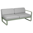 Fermob Bellevie Module droit 2 places Cactus 82 Gris flanelle 79 