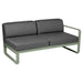 Fermob Bellevie Module droit 2 places Cactus 82 Gris graphite A3 
