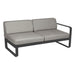 Fermob Bellevie Module droit 2 places Carbone 47 Taupe grisé B8 