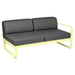 Fermob Bellevie Module droit 2 places Citron givré A6 Gris graphite A3 