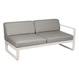 Fermob Bellevie Module droit 2 places Gris argile A5 Taupe grisé B8 