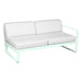 Fermob Bellevie Module droit 2 places Menthe glaciale A7 Blanc grisé 81 