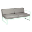 Fermob Bellevie Module droit 2 places Menthe glaciale A7 Taupe grisé B8 