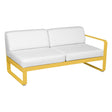Fermob Bellevie Module droit 2 places Miel C6 Blanc grisé 81 