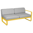 Fermob Bellevie Module droit 2 places Miel C6 Gris flanelle 79 
