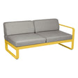 Fermob Bellevie Module droit 2 places Miel C6 Taupe grisé B8 