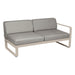 Fermob Bellevie Module droit 2 places Muscade 14 Taupe grisé B8 