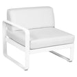 Fermob Bellevie Module gauche 1 place Blanc coton 01 Blanc grisé 81 