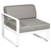 Fermob Bellevie Module gauche 1 place Blanc coton 01 Taupe grisé B8 