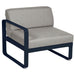 Fermob Bellevie Module gauche 1 place Bleu abysse 92 Taupe grisé B8 