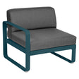 Fermob Bellevie Module gauche 1 place Bleu acapulco 21 Gris graphite A3 