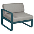 Fermob Bellevie Module gauche 1 place Bleu acapulco 21 Taupe grisé B8 