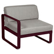 Fermob Bellevie Module gauche 1 place Cerise noire B9 Taupe grisé B8 