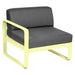 Fermob Bellevie Module gauche 1 place Citron givré A6 Gris graphite A3 