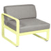 Fermob Bellevie Module gauche 1 place Citron givré A6 Taupe grisé B8 