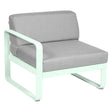 Fermob Bellevie Module gauche 1 place Menthe glaciale A7 Gris flanelle 79 