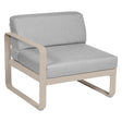 Fermob Bellevie Module gauche 1 place Muscade 14 Gris flanelle 79 