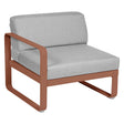 Fermob Bellevie Module gauche 1 place Ocre rouge 20 Gris flanelle 79 