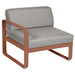 Fermob Bellevie Module gauche 1 place Ocre rouge 20 Taupe grisé B8 