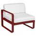 Fermob Bellevie Module gauche 1 place Piment 43 Blanc grisé 81 