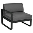 Fermob Bellevie Module gauche 1 place Réglisse 42 Gris graphite A3 