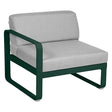 Fermob Bellevie Module gauche 1 place Vert cèdre 02 Gris flanelle 79 