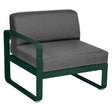 Fermob Bellevie Module gauche 1 place Vert cèdre 02 Gris graphite A3 